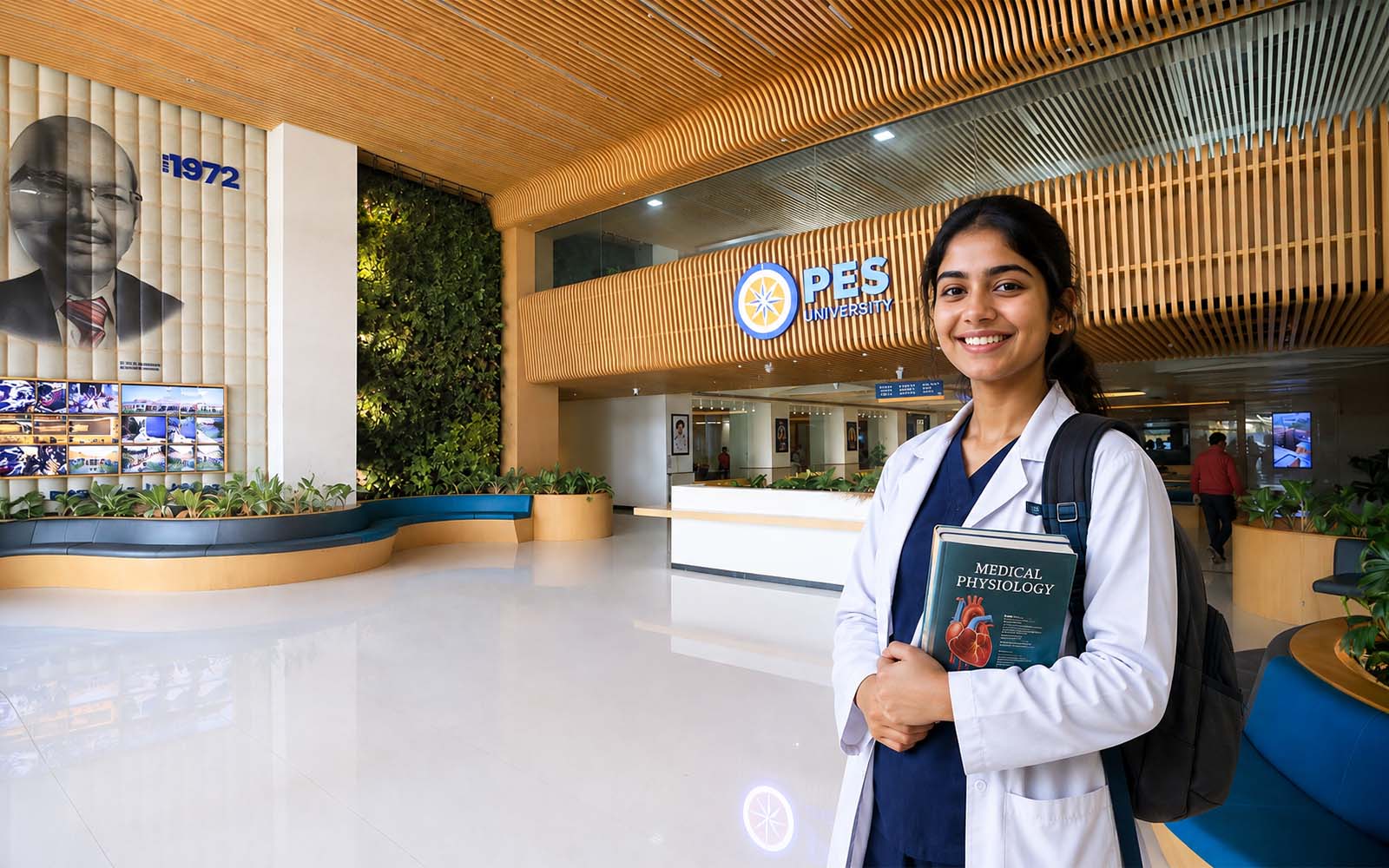 Medical students at PES University