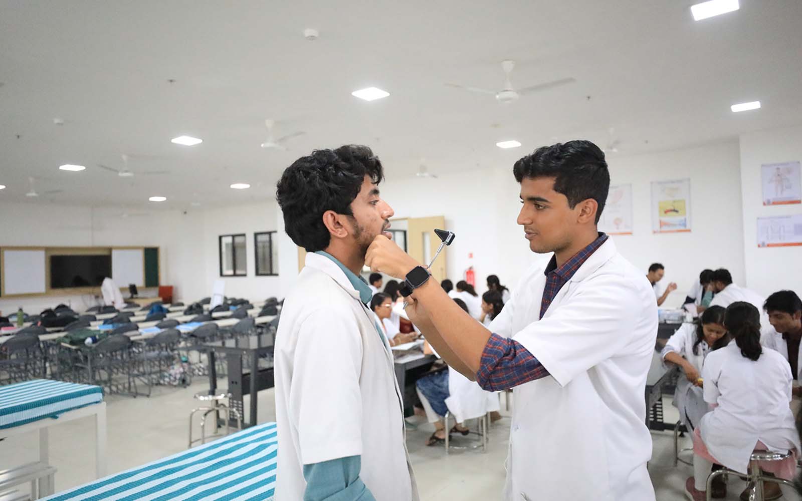Clinical training inside PES University hospital